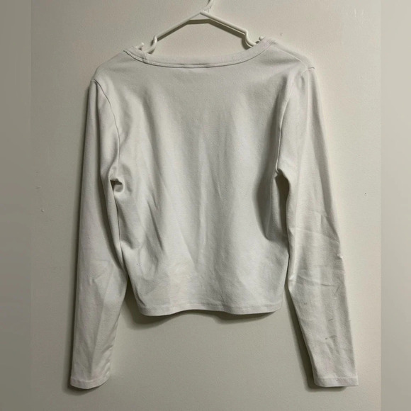 Sunday  Best White Long Sleeve Shirt - Picture 2 of 4